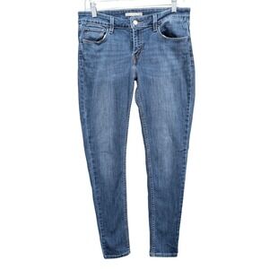 Levi's 535 Super Skinny Denim Jeans Blue Women's‎ 31x30 Pockets Zip Fly Stretch